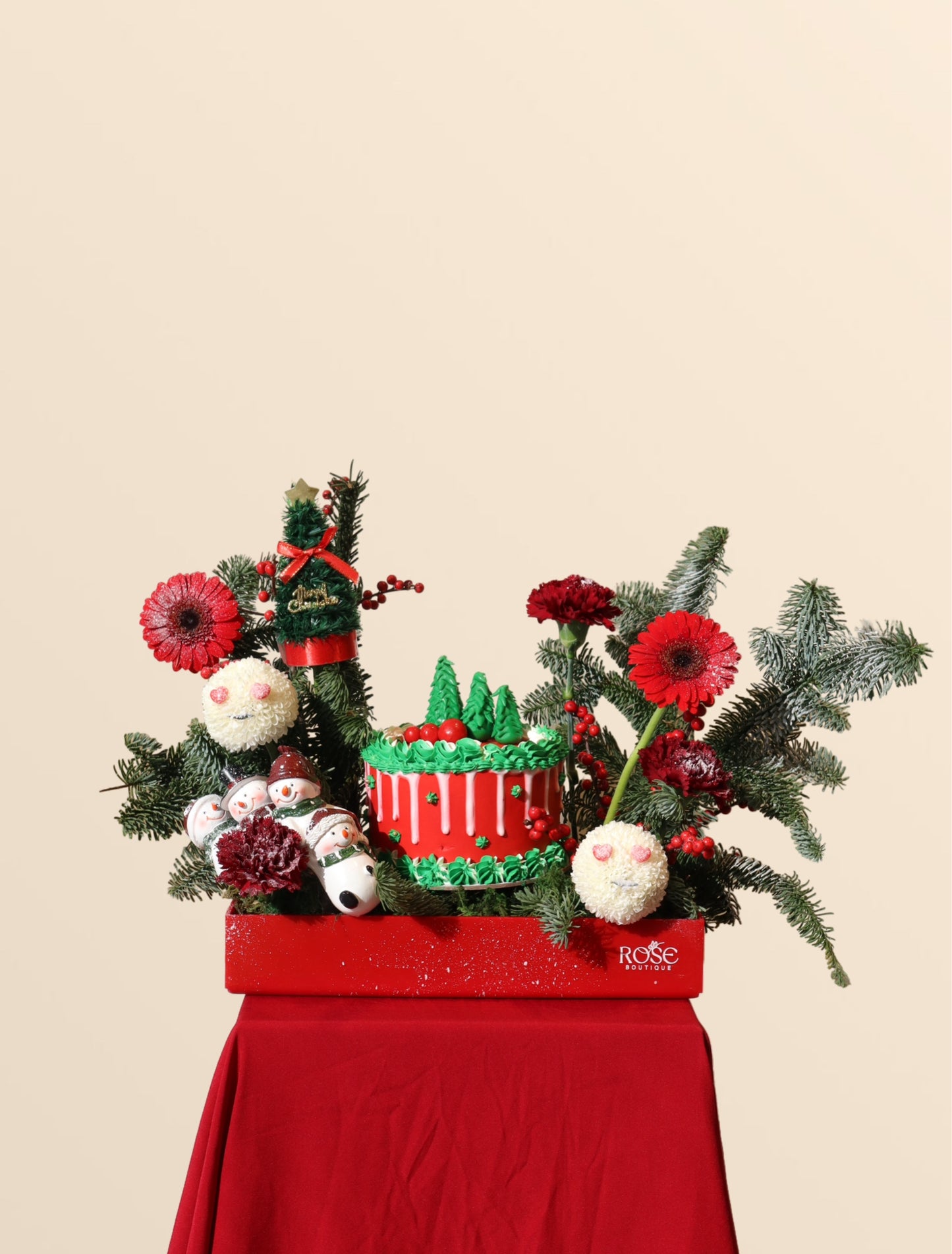 Christmas Wonderland Cake Arrangement