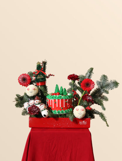 Christmas Wonderland Cake Arrangement