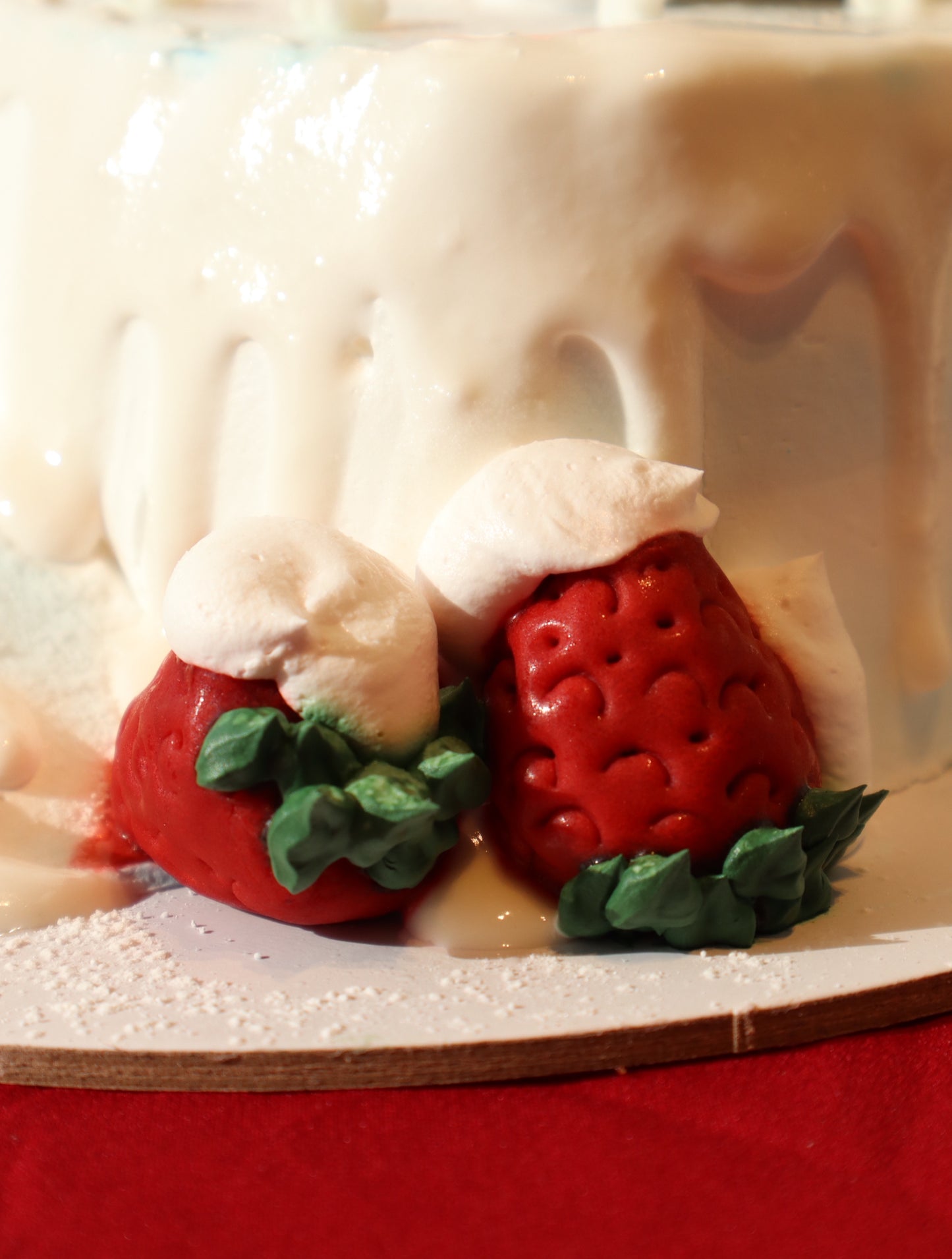 Christmas Frosted Village Cake