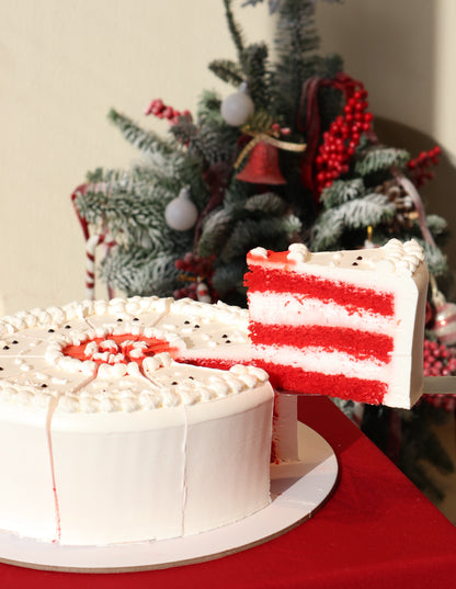 Christmas Peek-A-Boo Cake
