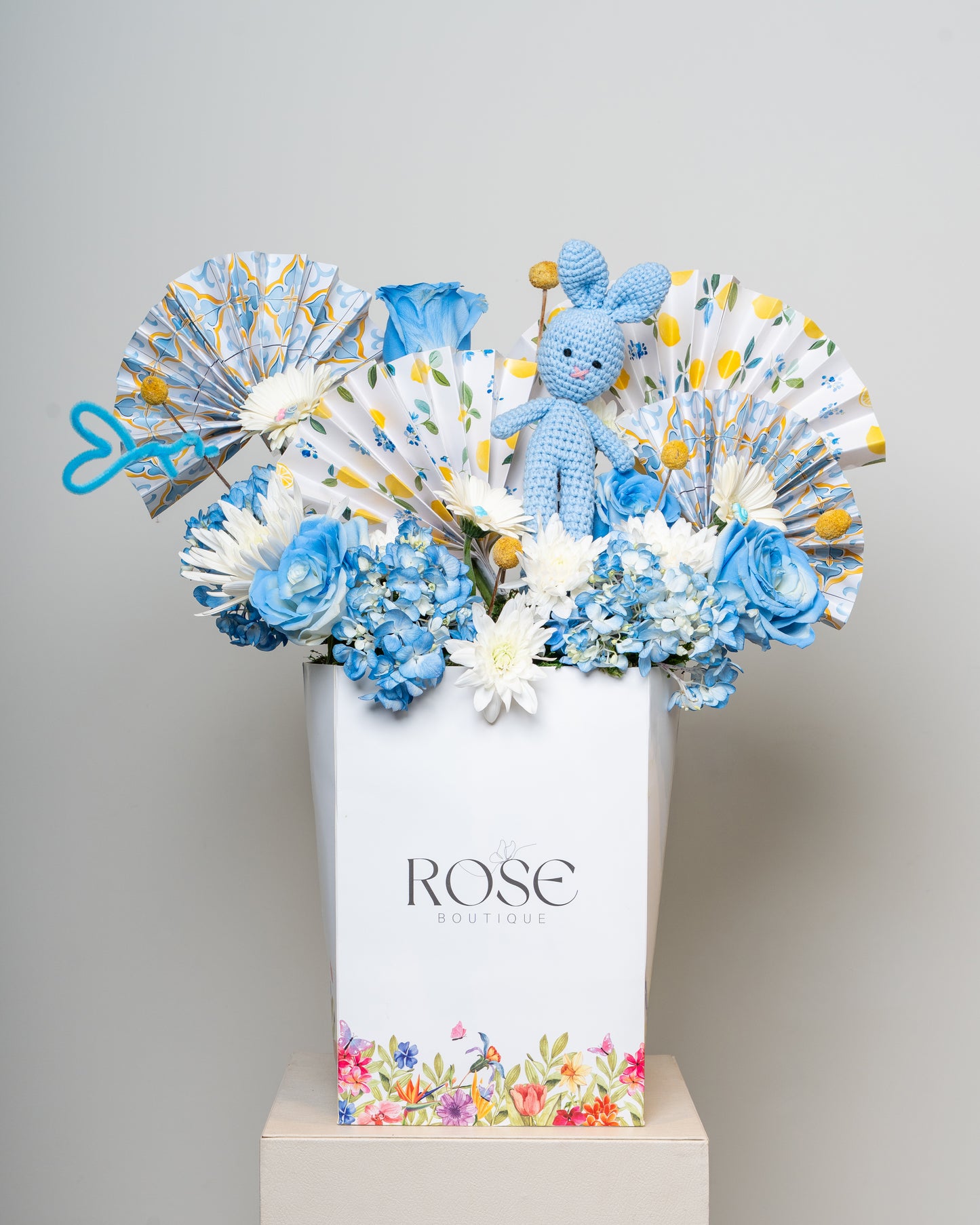 Blue Bunny Bloom Bag