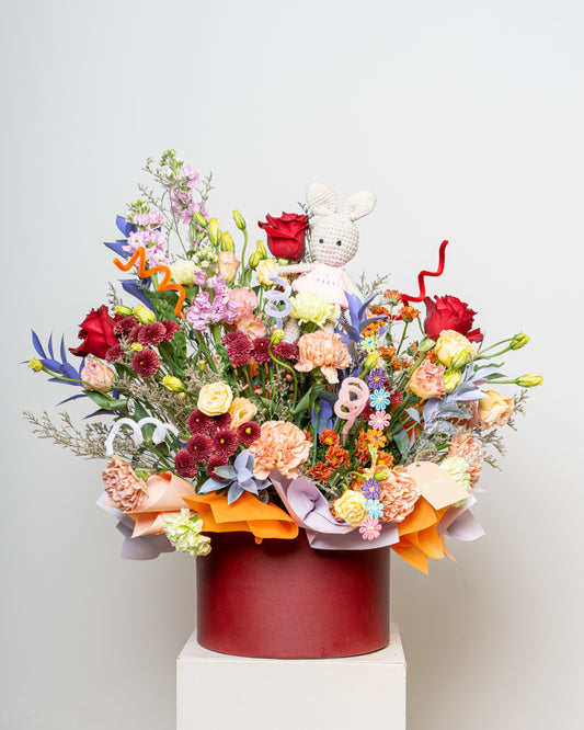 Whimsical Bunny Bloom