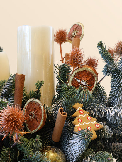 Christmas Candlelight Arrangement