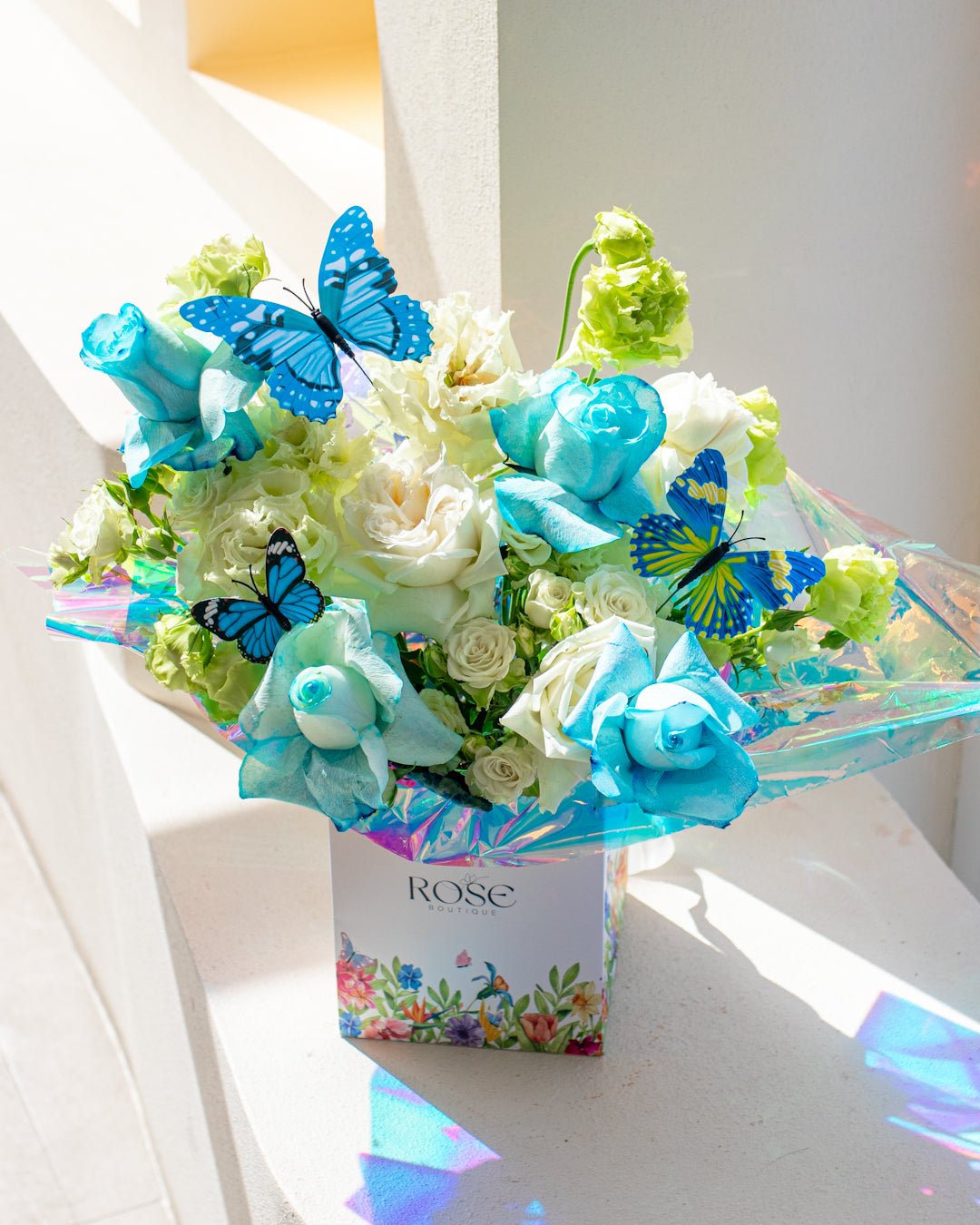 Blue & White Mini Bouquet