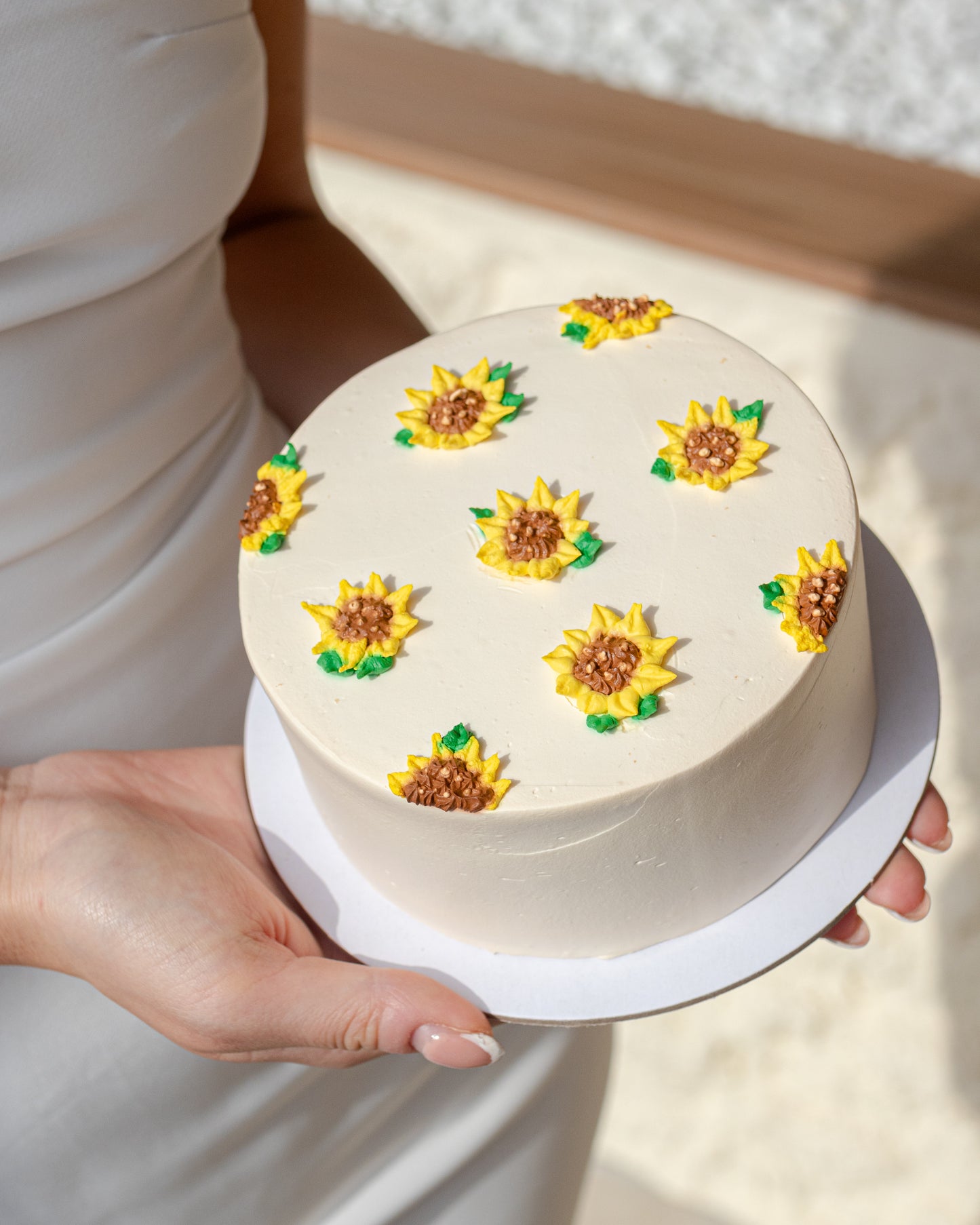 Sunflower cake